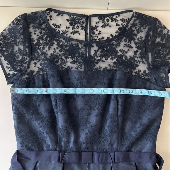 Taylor Brand Navy Blue Dress with Pockets size 6 - Picture 11 of 12
